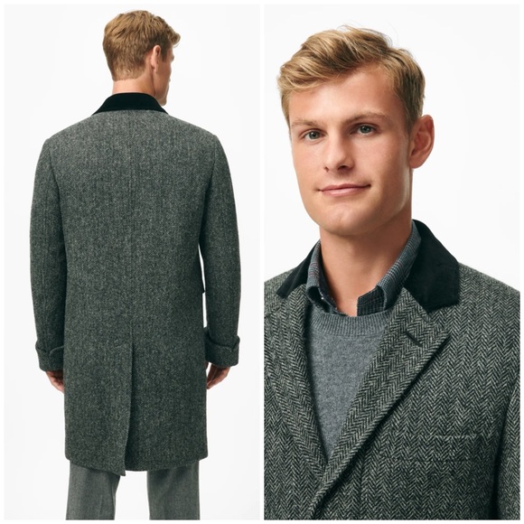Brooks Brothers Other - Brooks Brothers Black and Gray Overcoat